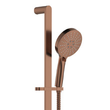 Empire Slim Brushed Copper Rail Shower